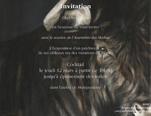 Exposition-vente à l’atelier de Montparnasse