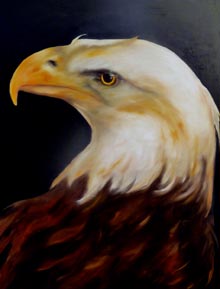 Aigle Royal - 115x147 - Huile sur toile - 2010